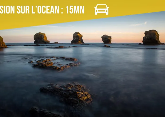 La Floralie, Piscine Chauffee, Wifi, 2km * Saint-Jean-de-Monts