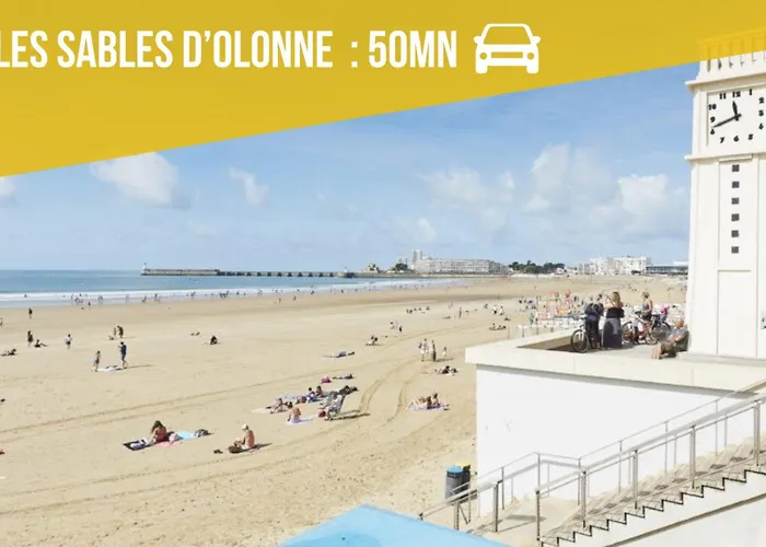 La Floralie, Piscine Chauffee, Wifi, 2km * Saint-Jean-de-Monts